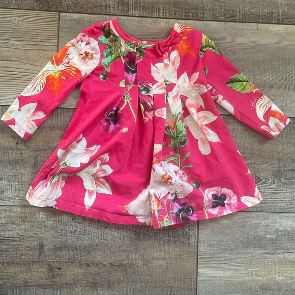 Floral 6-9 month dress - Picture 2 of 4